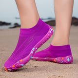 Zapatos de playa Aquasoft morados