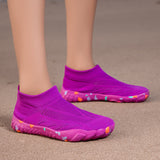 Zapatos de playa Aquasoft morados