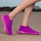 Zapatos de playa Aquasoft morados