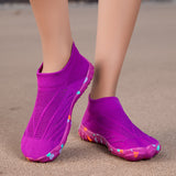 Zapatos de playa Aquasoft morados