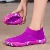 Zapatos de playa Aquasoft morados