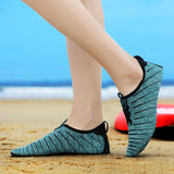 Zapatos de playa de verano verde oscuro