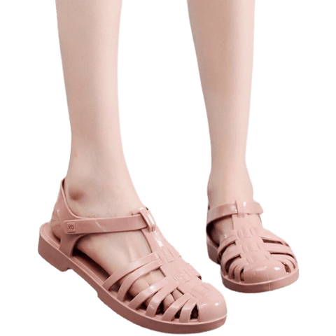 Zapatos  plástico clásicos rosa