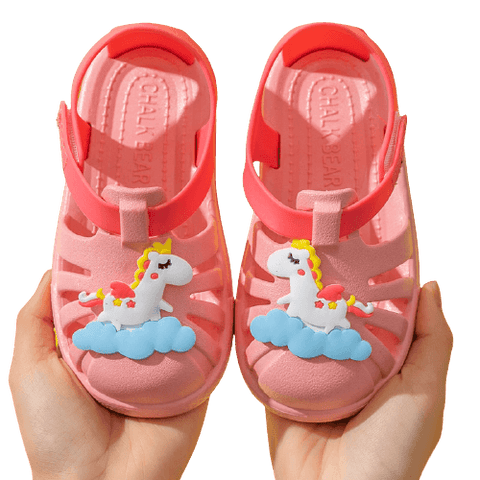 Sandales Plastique Licorne Rose - Aquashoes